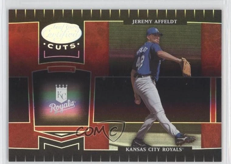 2004 Leaf Certified Cuts Marble Red /100 Jeremy Affeldt #98 - Image 1 of 2