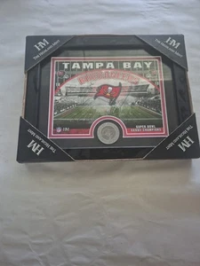 Tampa Bay Buccaneers Super Bowl XXXVII Champions Coin by Highland Mint - Framed - Bild 1 von 6