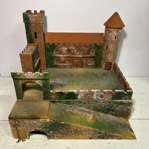 Juego Base Castillo Juguete Alemán Original Antiguo Madera. Moritz Gottschalk - Imagen 1 de 15