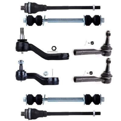 For Chevrolet Silverado 1500 Classic 6.0L Front Sway Bar Link Tie Rod Pitman Arm Foto 1 de 4