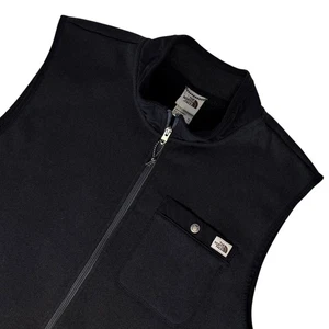 The North Face Mens XXL Black Full Zip Vest Sleeveless Pocket Jacket - Picture 1 of 12