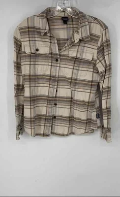 Женская многоцветная клетчатая рубашка с длинным рукавом на пуговицах Patagonia размер Small - Изображение 1 из 4