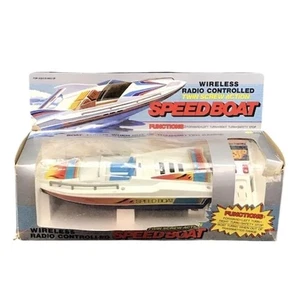 Vintage 1986 Royal Condor Wireless RC Speedboat Multi-Color Toy 80s Remote NEW - Picture 1 of 8