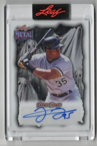 2025 Leaf Metal Halloween Frank Thomas WHITE GHOST AUTO AUTOGRAPH 4/5 MLB HOF - Picture 1 of 1