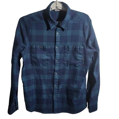 Merrell Mens L Plaid Flannel Shirt Long Sleeve Opti-Wick UPF 50+ Casual - Image 1 of 4