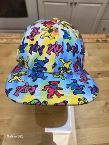 Grateful Dead Dancing Bear Allover Print Tie Dye SnapBack Mütze 2022 GDP AOP - Bild 1 von 15