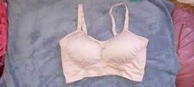 Kindred Padded Nursing Bra Adjustable Straps Medium Beige - Image 1 of 4