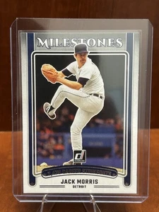 2025 Panini Donruss Baseball JACK MORRIS - MILESTONES #15 - Picture 1 of 2