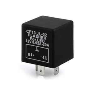 3 Pin Car Flasher Relay Fix LED Lights Turn Signal Hyper Flash CF13 JL-02 12V - Picture 1 of 12
