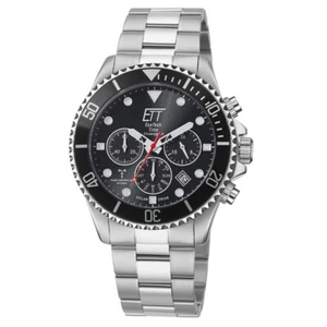 ETT ECOTECHTIME Reloj De Hombre Cronómetro Solar, Deportivo, 20ATM - Imagen 1 de 4