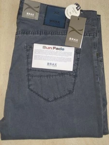 BRAX Jeans Stretch Jeans Style Cadiz Blue Gray Super Lightweight Summer Quality NEW - Picture 1 of 1