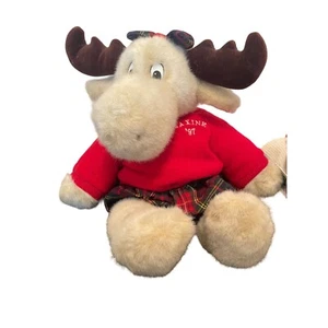 Peluche Maxine Moose 1997 de colección edición limitada Holiday Moostletoe nuevo con etiquetas - Imagen 1 de 14