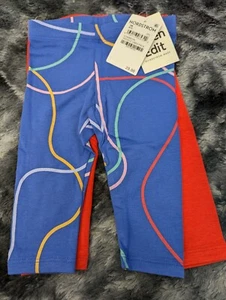 Nordstrom OE 2 Pack Solid/Printed Doodle Lines Legging Pack 6M - Picture 1 of 5