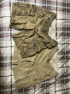 Pantalones Cortos Carga Hollister Surf Para Hombre De Colección Combo Oferta 31 Camuflados Y 31 Caqui Foto 1 de 2