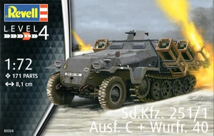 REVELL 03324 German Half Track Sd Kfz 251 1 Ausf C and Wurfr 40 - Picture 1 of 8