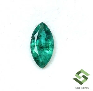 12.50x5.80 mm Certified Natural Emerald Marquise Cut 1.60 CTS Loose Gemstone - Picture 1 of 8
