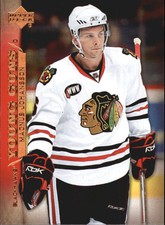 2007-08 Upper Deck Chicago Blackhawks Hockey Card #211 Magnus Johansson Rookie