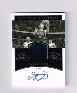 PARCHE JERSEY AUTÓGRAFO JASON KIDD 2014-15 TESOROS NACIONALES # 35/35 REDES - Imagen 1 de 1