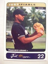 FRANCISCO LIRIANO RC PIRATES 2002 Just Minors baseball card Justifiable TWINS 22