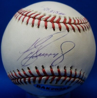 UDA Ken Griffey Jr. Autographed Signed INSCR LE 4/50 MLB Allan H Selig Baseball - Image 1 of 4