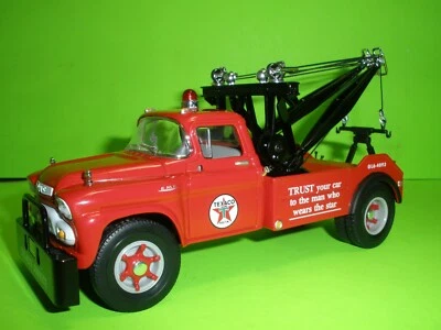 TEXACO FIRST GEAR TRUST THE STAR 1958 GMC WRECKER DIECAST TOW TRUCK 18-2356 D - Image 1 of 4