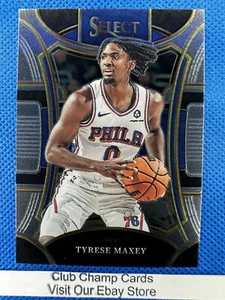2023-24 #357 Tyrese Maxey Panini Select Basketball Mezzanine 76ers - Picture 1 of 2