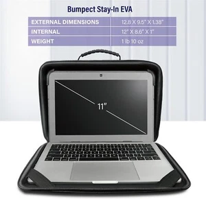 Protective Case for 11" MacBook Air/Asus/Acer/Samsung/HP/Lenovo Chr EVA Stay-In - Picture 1 of 6