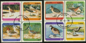 Staffa BIRDS Set de 8 Sellos Diferentes (2 Bloques de Se-inquilinos de 4 CTO Cancelados - Imagen 1 de 1