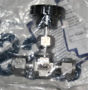 3/8 Tube 316ss Needle Valve (6000 Psi) SSP FLOLOK 512-11-316 - Picture 1 of 3