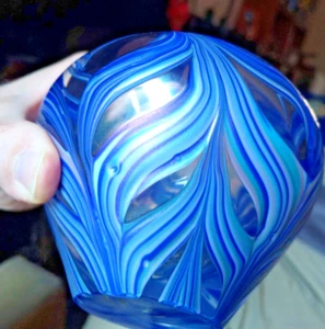 🌟 Signed STUDIO ART GLASS Vase MAKE OFFER: George Tessman 2006 Iridescent - Picture 1 of 24