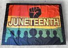 Juneteenth Flagge Banner Kulisse afroamerikanische Unabhängigkeit 19. Juni Feiertag