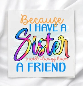 Sisters Fabric Panel for Quilting Sewing Crafting Quilt Block Square SAF74960 - Picture 1 of 2