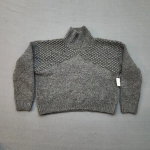 Neu mit Etikett Free People Bradley Damenpullover Größe XL Medium kurz geschnitten grau - Bild 1 von 13