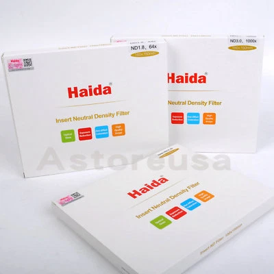 Haida 150x150mm Filter Kit, ND 1000 + 64 + 8 Neutral Density Filter 3 6 10 Stop - Image 1 of 2