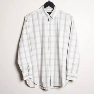 NWT Club Monaco Mens Small Plaid Button Down Shirt Green - Picture 1 of 7