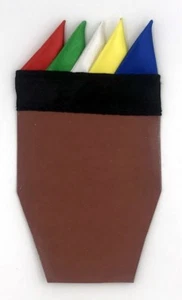 Eastern Star quadratischer Tascheneinsatz (OES-PKSQ) - Bild 1 von 1