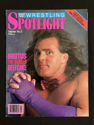 WWF Wrestling Spotlight Magazine #3 1989 w/ Poster and Catalog - Image 1 of 4