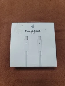 100 % Original Original Apple Thunderbolt Kabel (2 m) - Weiß MD861LL/A A1410 - Bild 1 von 3