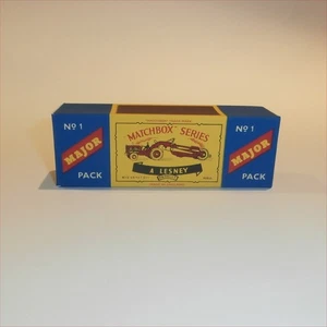 Matchbox Major Pack 1 a Caterpillar Scraper Style C Repro Box - Imagen 1 de 4