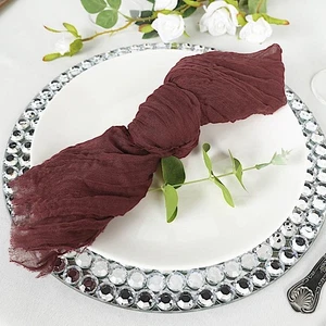 25 Gauze Cheesecloth Cotton DINNER NAPKINS Party Table Decorations - Picture 1 of 217