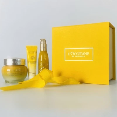 L’Occitane Immortelle Divine Gift Set - Crème Jeunesse, Cleansing Cream, Lotion  - image 1 of 4