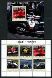 S T Principe 2003 - Auto Sport / Formula / Racing - stamps MNH** SN. - Picture 1 of 1