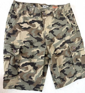 Urban Pipeline Shorts Mens 33 Green Camouflage Cargo Pocket Superflex - Picture 1 of 8