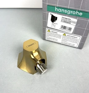 Hansgrohe 04839250 Locarno Hand Shower Wall Supply Elbow - Brushed Gold Optic - Picture 1 of 6