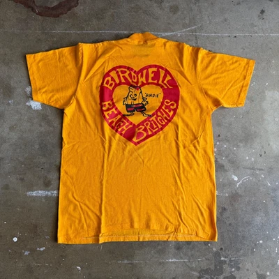 Camiseta Birdwell Beach Britches Birdie vintage anos 70 tamanho G baús de surf anos 80 - Imagem 1 de 4