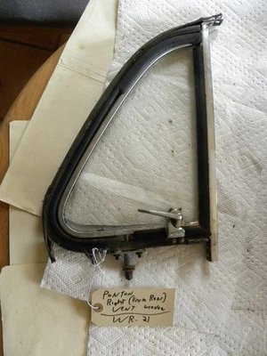 Mercedes Benz Ponton W120 W121 W105 W180 Front Right Swivel Vent Corner Window Foto 1 de 4