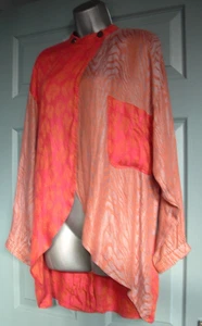 FRENCH CHARLES JOURDAN LAGENLOOK ARTY RELAXED LAYERING /BLOUSE /SHIRT - Picture 1 of 11