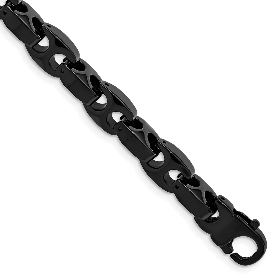 Chisel Black over Tungsten 9.25-inch Bracelet