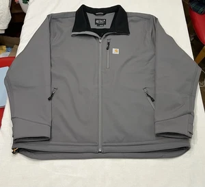 Chaqueta Carhartt Rain Defender Calce Relajado Gris Cremallera Completa Para Hombre Talla 3XL  - Imagen 1 de 10