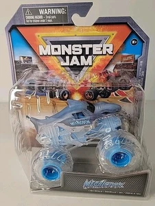 Monster Jam 2024 1:64 Scale Series 38 MEGALODON Ghost Crew CHASE Truck - RARE - Picture 1 of 4